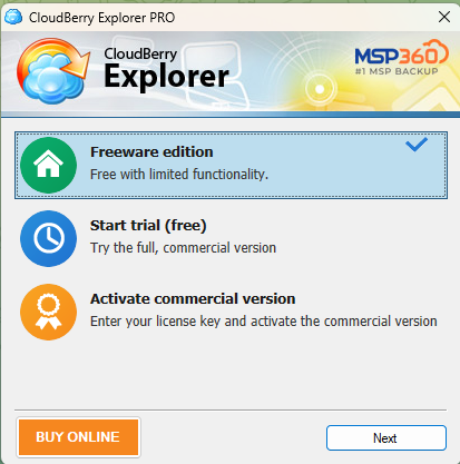 Cloudberry Explorer